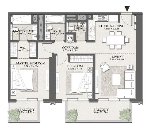 Beachgate By Address Floor Plan