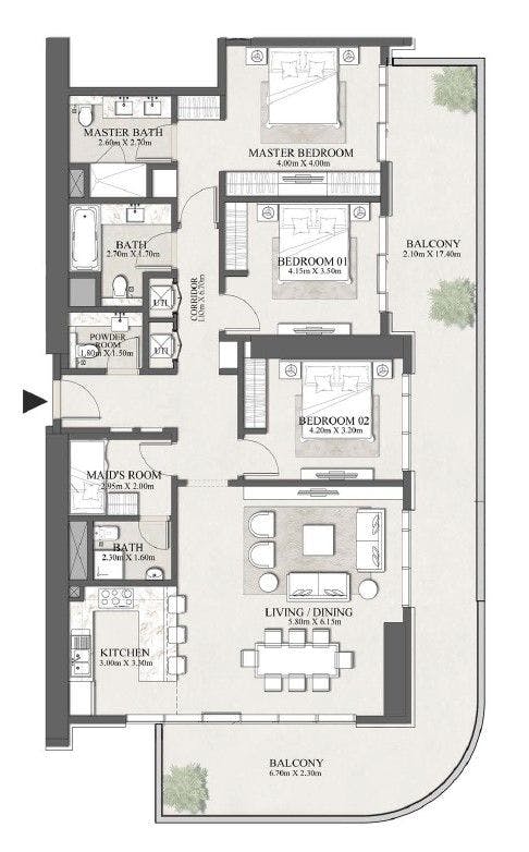 Beachgate By Address Floor Plan